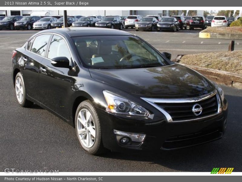 Super Black / Beige 2013 Nissan Altima 2.5 SL
