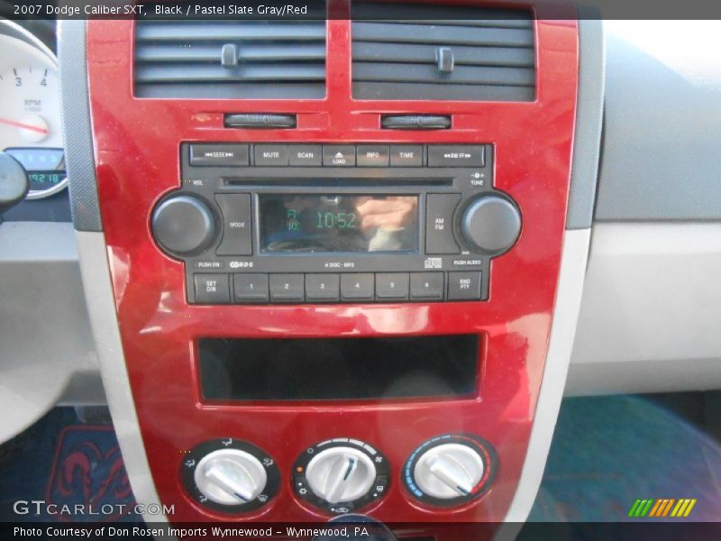 Black / Pastel Slate Gray/Red 2007 Dodge Caliber SXT