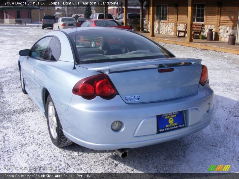Light Blue Pearlcoat / Sandstone 2004 Dodge Stratus SXT Coupe