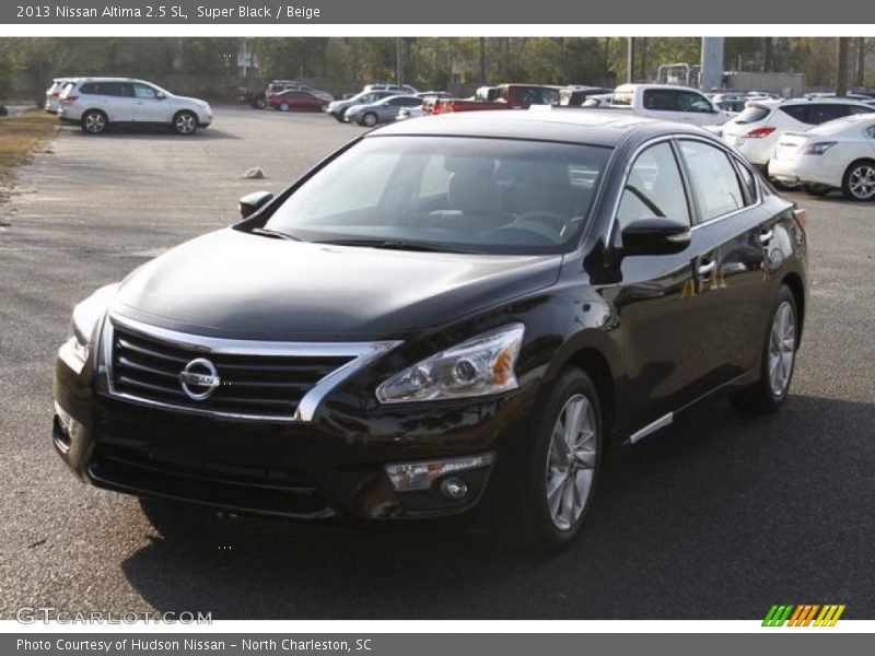 Super Black / Beige 2013 Nissan Altima 2.5 SL