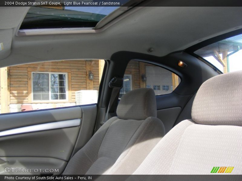 Light Blue Pearlcoat / Sandstone 2004 Dodge Stratus SXT Coupe