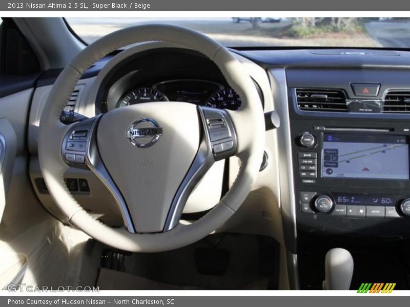 Super Black / Beige 2013 Nissan Altima 2.5 SL