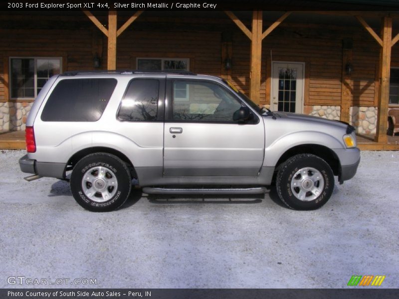 Silver Birch Metallic / Graphite Grey 2003 Ford Explorer Sport XLT 4x4