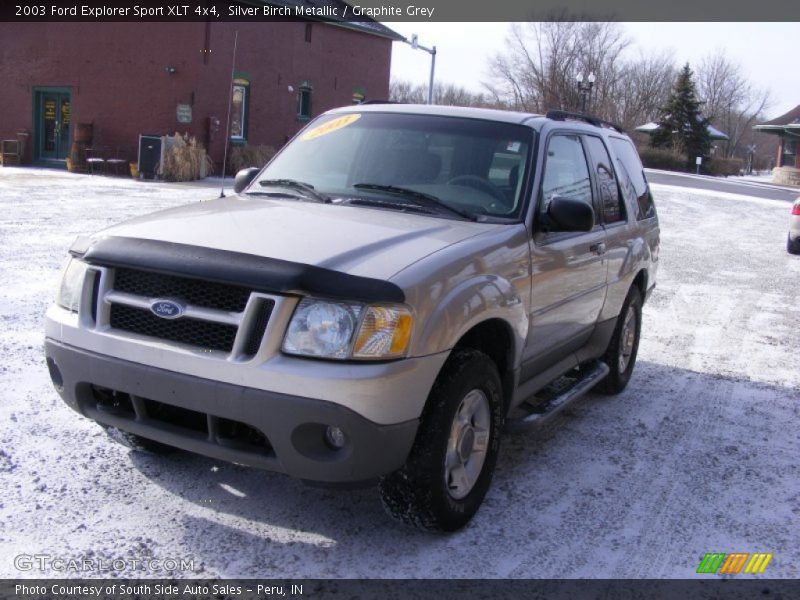 Silver Birch Metallic / Graphite Grey 2003 Ford Explorer Sport XLT 4x4