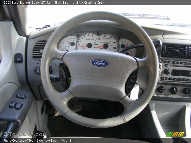 Silver Birch Metallic / Graphite Grey 2003 Ford Explorer Sport XLT 4x4