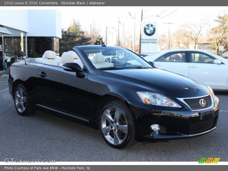 Obsidian Black / Alabaster 2010 Lexus IS 350C Convertible