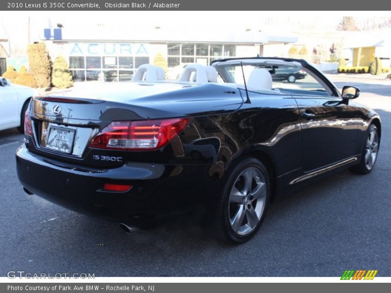 Obsidian Black / Alabaster 2010 Lexus IS 350C Convertible