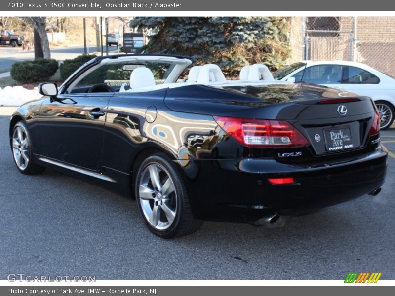 Obsidian Black / Alabaster 2010 Lexus IS 350C Convertible