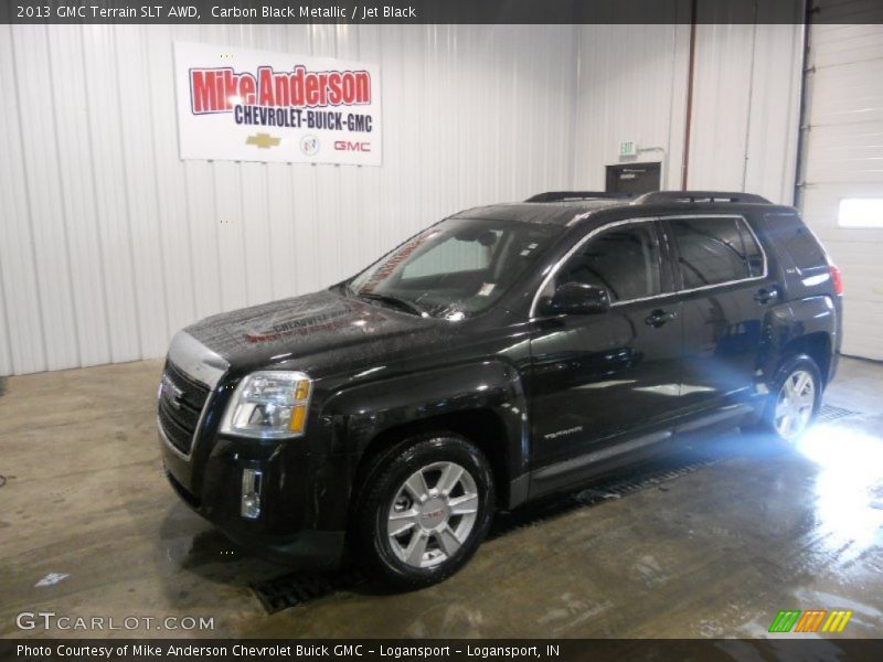 Carbon Black Metallic / Jet Black 2013 GMC Terrain SLT AWD