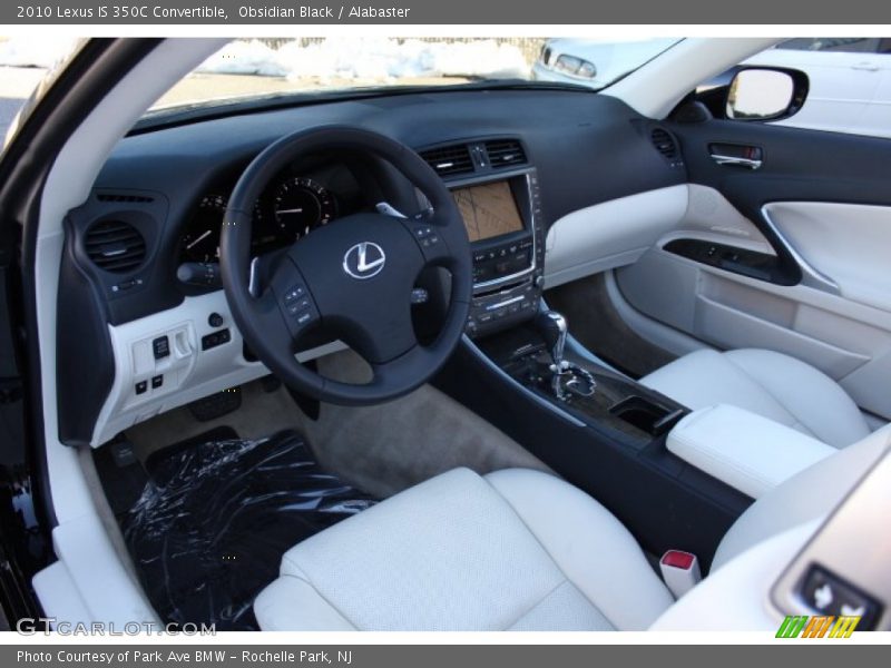 Obsidian Black / Alabaster 2010 Lexus IS 350C Convertible