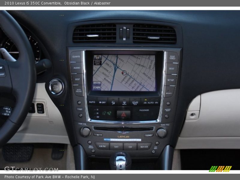 Obsidian Black / Alabaster 2010 Lexus IS 350C Convertible