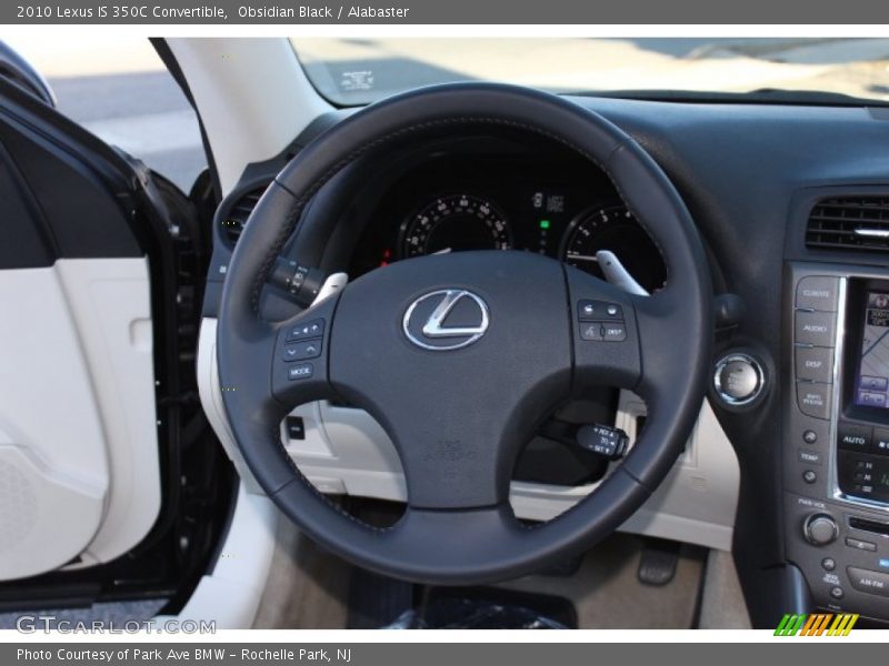 Obsidian Black / Alabaster 2010 Lexus IS 350C Convertible