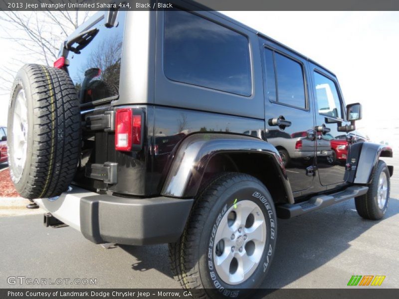 Black / Black 2013 Jeep Wrangler Unlimited Sahara 4x4