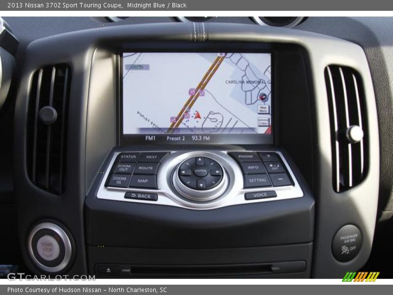 Controls of 2013 370Z Sport Touring Coupe
