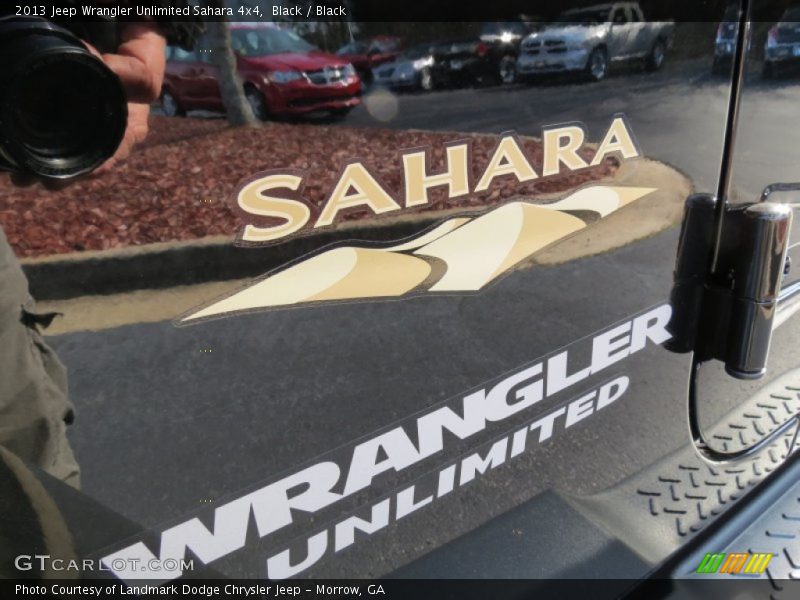 Black / Black 2013 Jeep Wrangler Unlimited Sahara 4x4