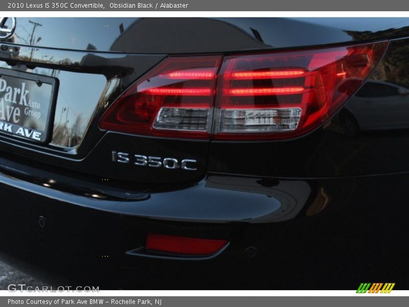 Obsidian Black / Alabaster 2010 Lexus IS 350C Convertible