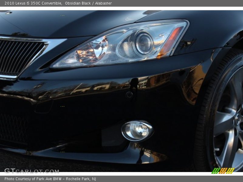 Obsidian Black / Alabaster 2010 Lexus IS 350C Convertible