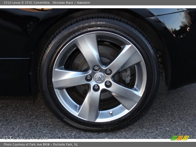 Obsidian Black / Alabaster 2010 Lexus IS 350C Convertible