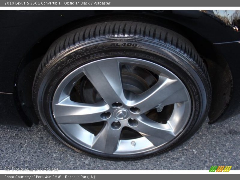Obsidian Black / Alabaster 2010 Lexus IS 350C Convertible