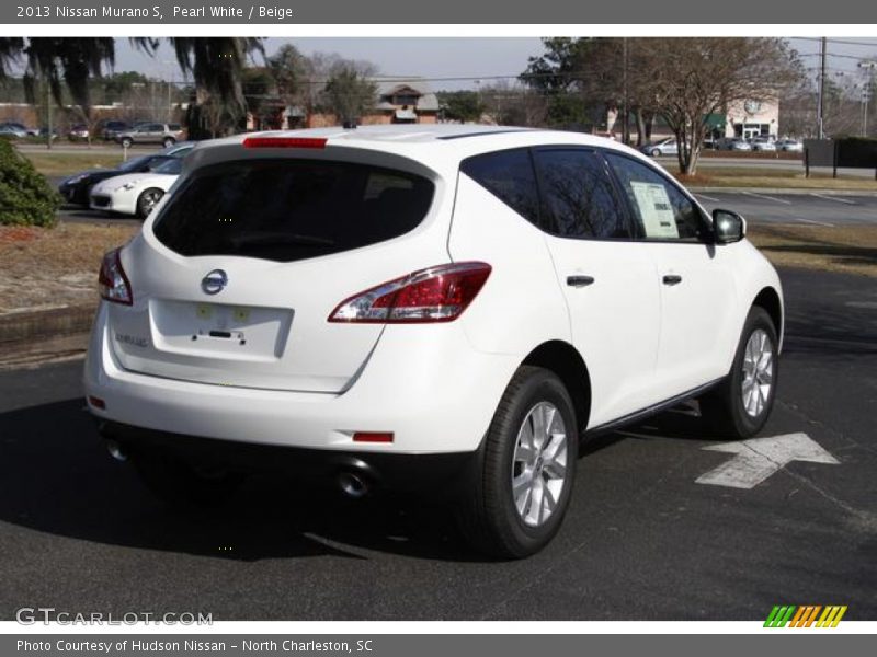 Pearl White / Beige 2013 Nissan Murano S