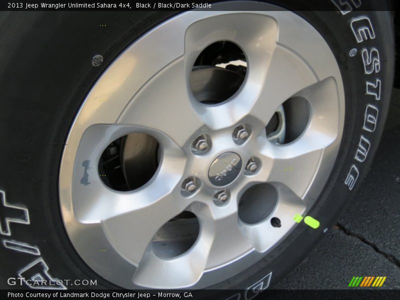 Black / Black/Dark Saddle 2013 Jeep Wrangler Unlimited Sahara 4x4