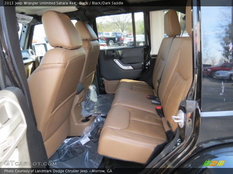Black / Black/Dark Saddle 2013 Jeep Wrangler Unlimited Sahara 4x4