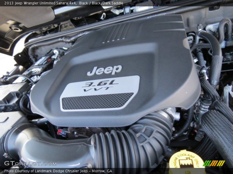 Black / Black/Dark Saddle 2013 Jeep Wrangler Unlimited Sahara 4x4