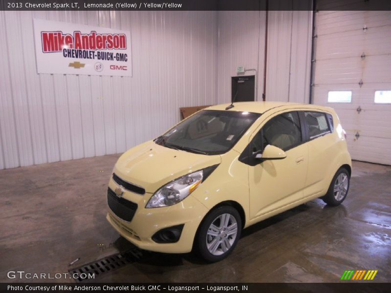 Lemonade (Yellow) / Yellow/Yellow 2013 Chevrolet Spark LT