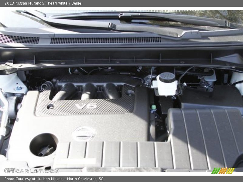 Pearl White / Beige 2013 Nissan Murano S