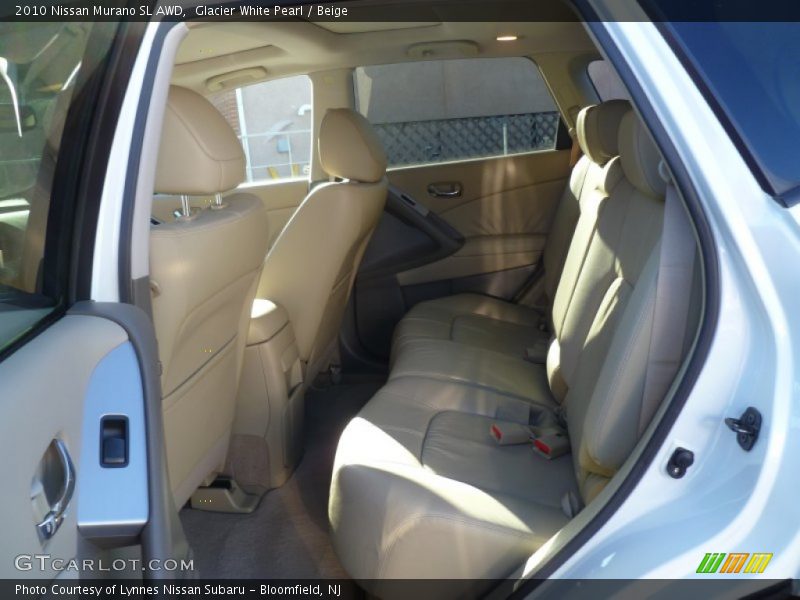 Glacier White Pearl / Beige 2010 Nissan Murano SL AWD