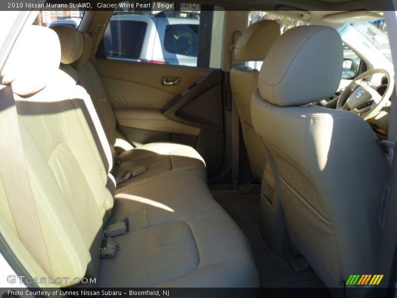 Glacier White Pearl / Beige 2010 Nissan Murano SL AWD