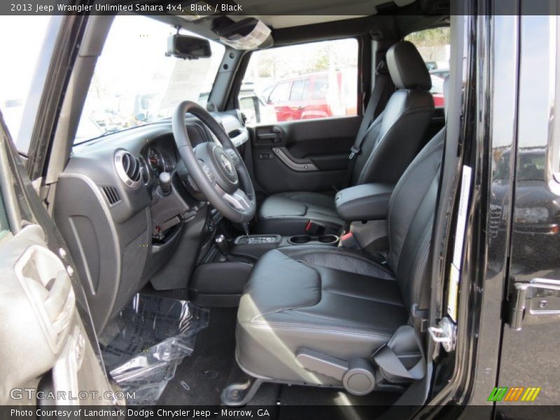Black / Black 2013 Jeep Wrangler Unlimited Sahara 4x4