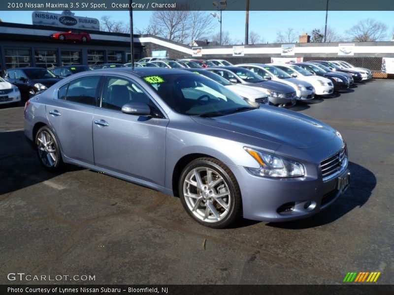 Ocean Gray / Charcoal 2010 Nissan Maxima 3.5 SV Sport