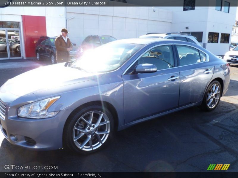 Ocean Gray / Charcoal 2010 Nissan Maxima 3.5 SV Sport
