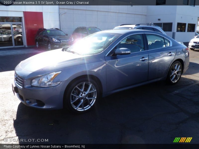 Ocean Gray / Charcoal 2010 Nissan Maxima 3.5 SV Sport