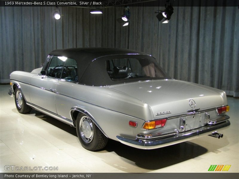 Silver / Black 1969 Mercedes-Benz S Class Convertible