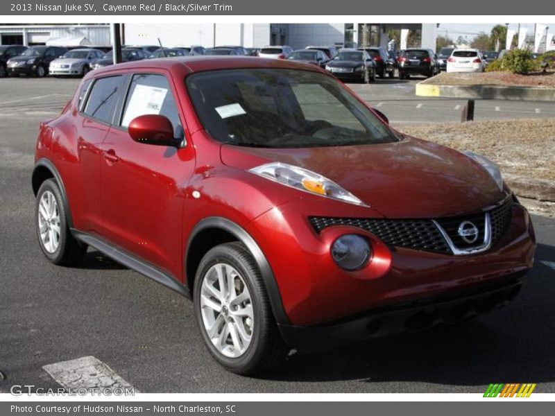 Cayenne Red / Black/Silver Trim 2013 Nissan Juke SV