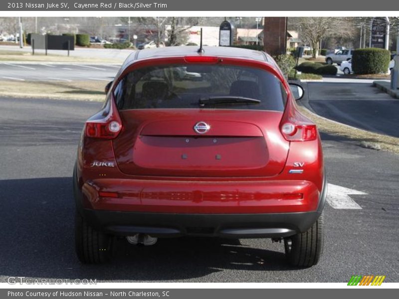 Cayenne Red / Black/Silver Trim 2013 Nissan Juke SV