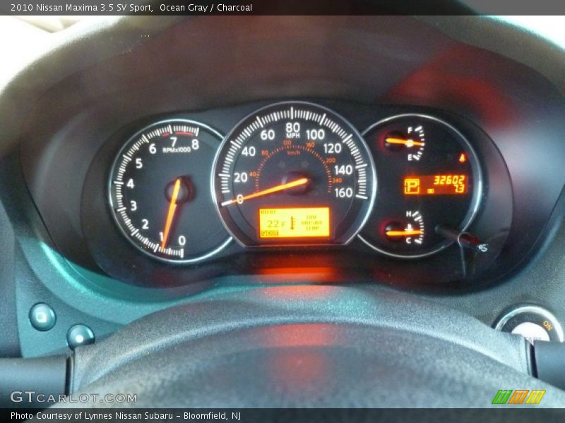Ocean Gray / Charcoal 2010 Nissan Maxima 3.5 SV Sport