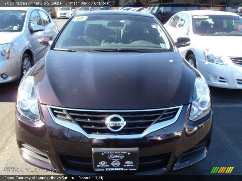Crimson Black / Charcoal 2010 Nissan Altima 2.5 S Coupe