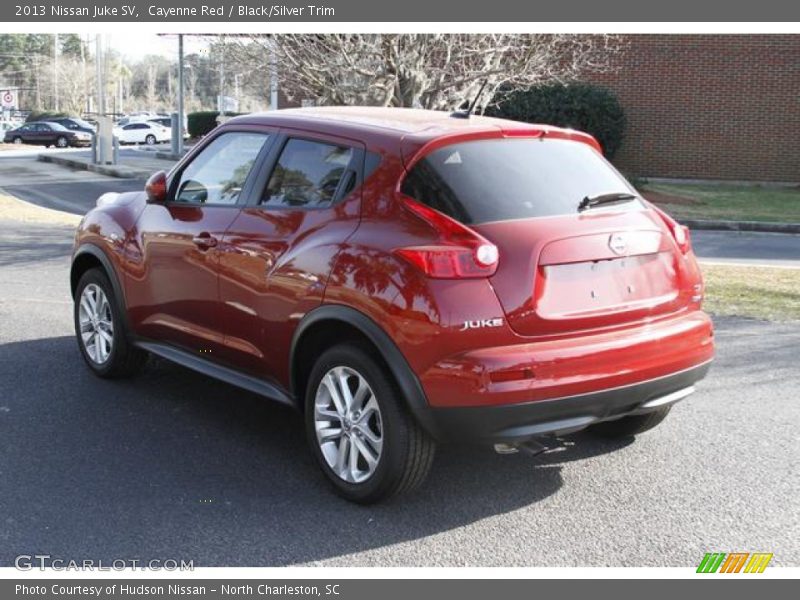 Cayenne Red / Black/Silver Trim 2013 Nissan Juke SV
