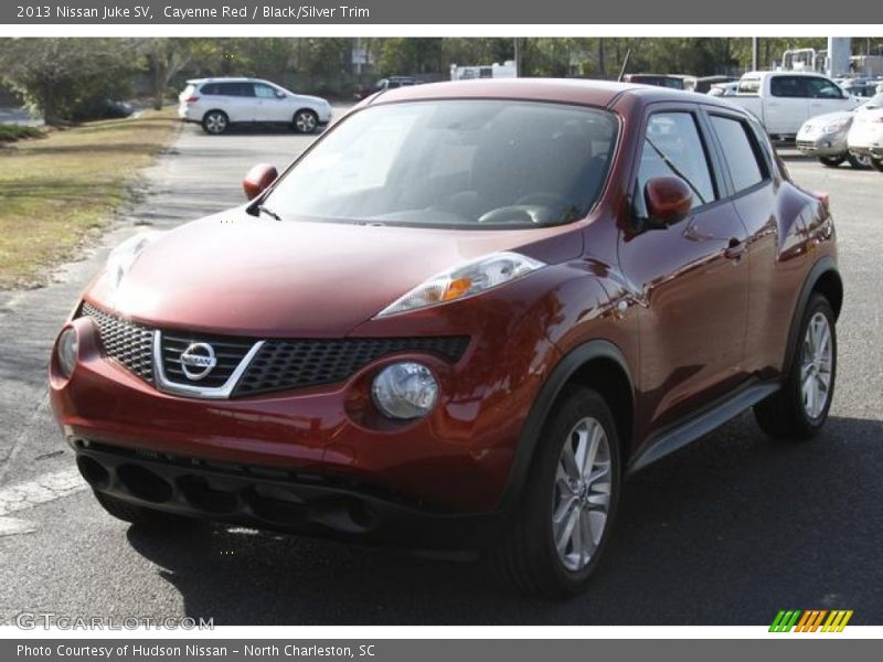 Cayenne Red / Black/Silver Trim 2013 Nissan Juke SV