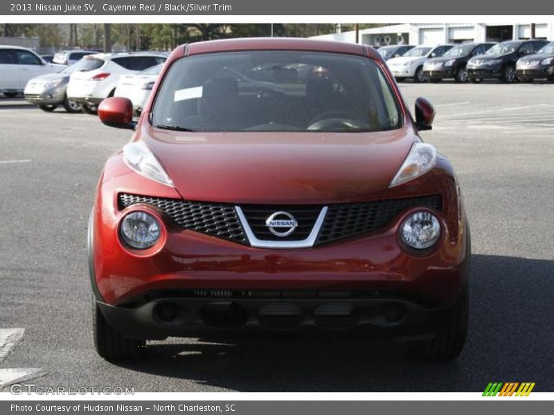 Cayenne Red / Black/Silver Trim 2013 Nissan Juke SV