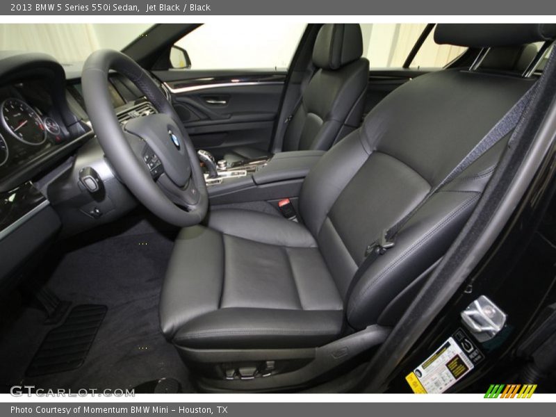 Jet Black / Black 2013 BMW 5 Series 550i Sedan