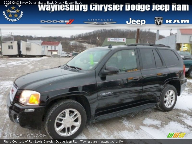 Black Onyx / Ebony Black 2006 GMC Envoy Denali 4x4