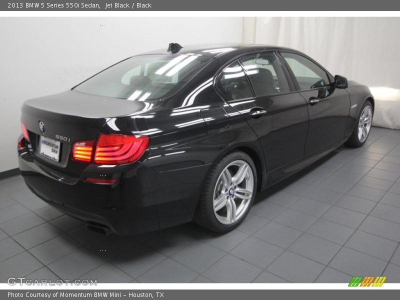 Jet Black / Black 2013 BMW 5 Series 550i Sedan