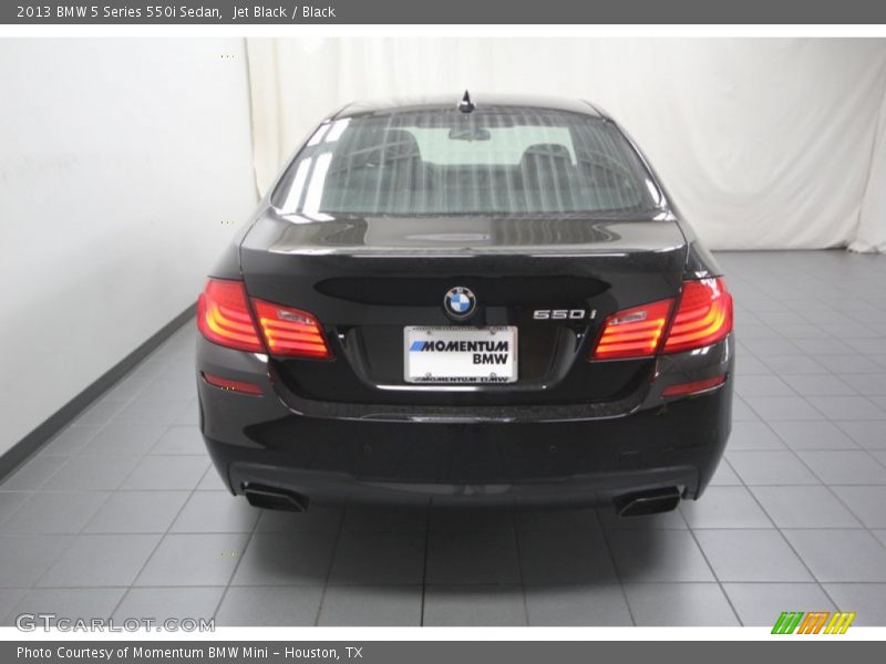 Jet Black / Black 2013 BMW 5 Series 550i Sedan