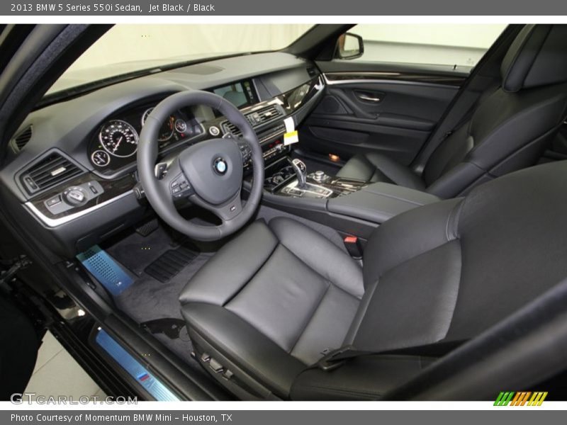 Jet Black / Black 2013 BMW 5 Series 550i Sedan