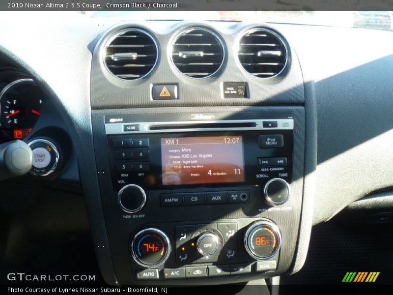 Crimson Black / Charcoal 2010 Nissan Altima 2.5 S Coupe