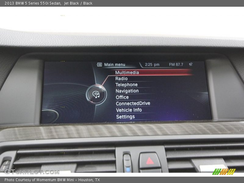 Jet Black / Black 2013 BMW 5 Series 550i Sedan